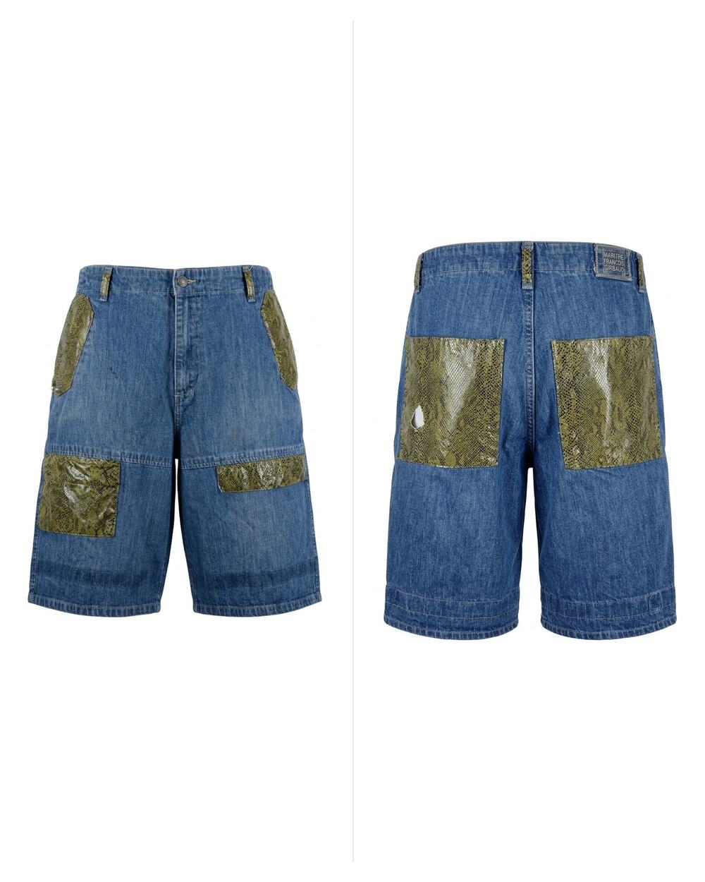 Vintage Marithe Francois Girbaud Pocket Denim Shorts Women See Measurements